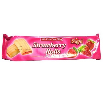 Picture of REGAL STRAWBERRY ROLLS 150GR